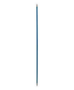 60" Blue Fiberglass Mop;Handle Stnrd Threaded Image 1