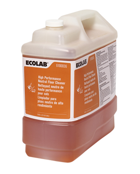 Ecolab[R] High Performance Neutral Floor Cleaner - 2.5 Gal.. ea