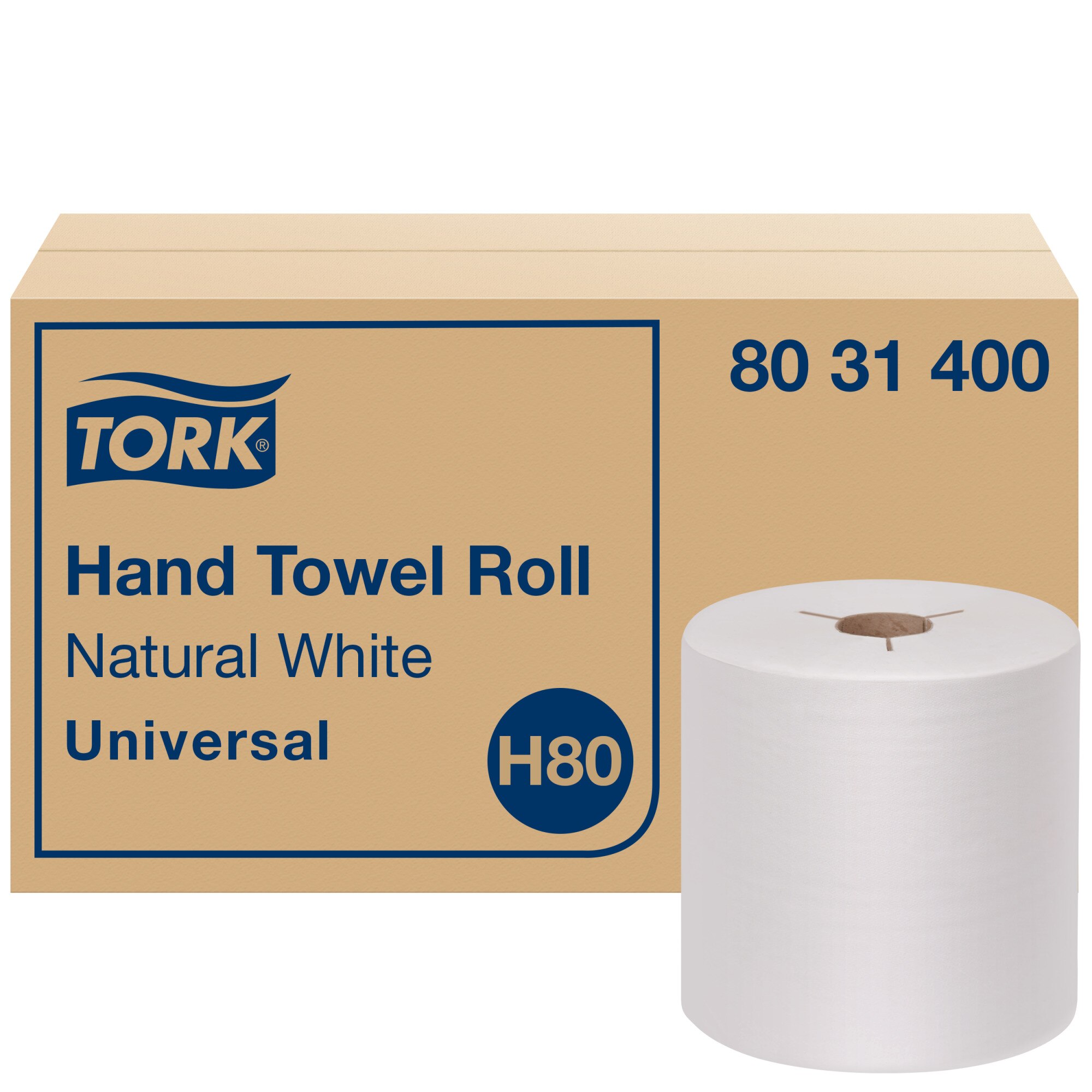 6/800 Tork Universal Hand Towel White Image 1