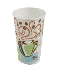 1000/CS 8oz Paper Hot Coffee Cups Image 1