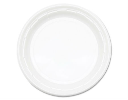 9" Plastic Plate White 500/case