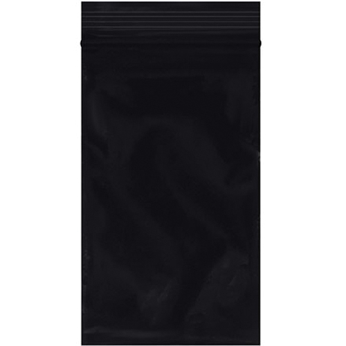 BAG RECLOSABLE 5IN 3IN 2MIL POL THN BK - Image 1