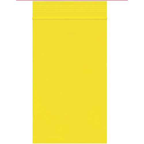 BAG RECLOSABLE 5IN 3IN 2MIL POL THN YEL - Image 1