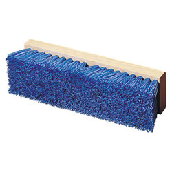 Carlisle Flo-Pac[R] Polypropylene Deck Scrub - 10", Blue. 12/cs