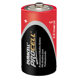 Duracell[R] Procell[R] Size C Alkaline Battery - 1.5 Volt. 12/cs