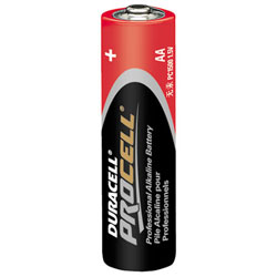 Duracell[R] Procell[R] Size AA Alkaline Battery - 1.5 Volt. 24/cs