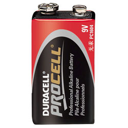 Duracell[R] Procell[R] Size 9 Volt Alkaline Battery. 12/cs