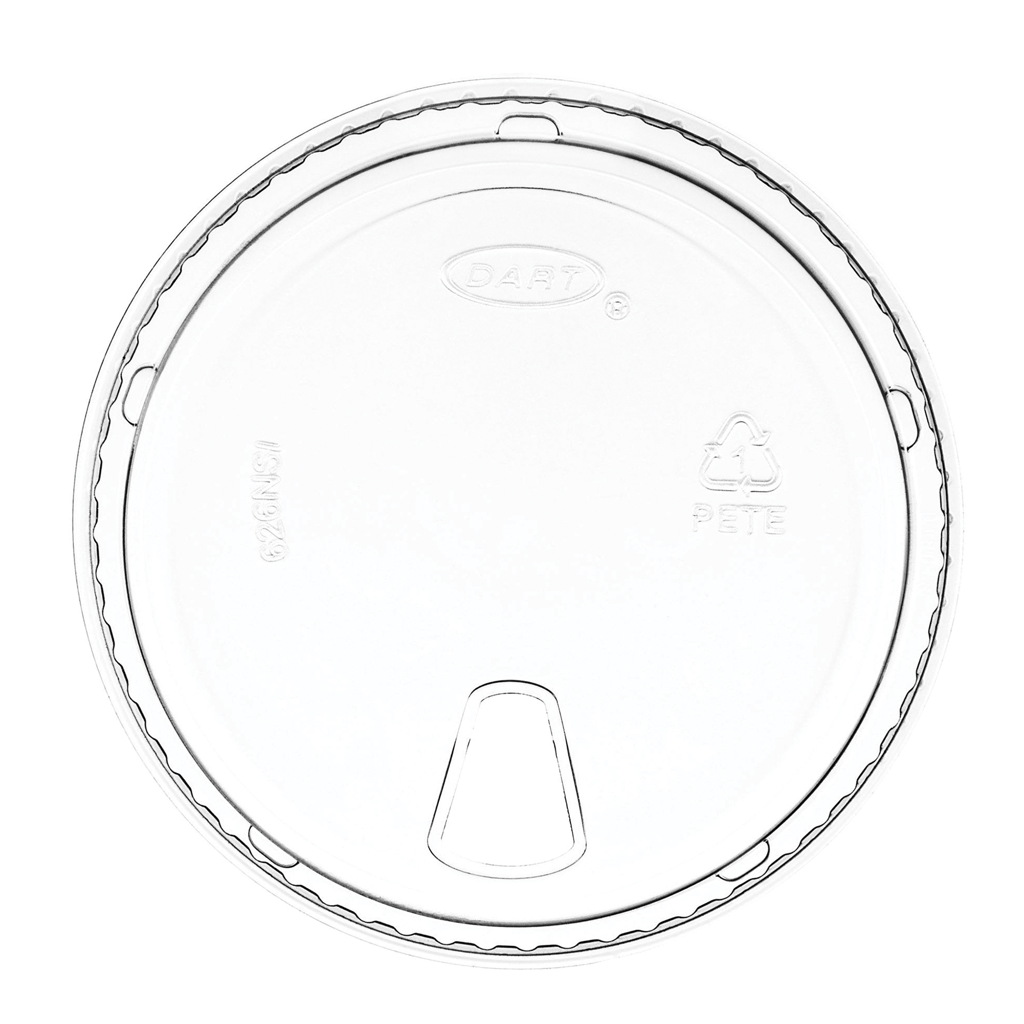 LID STRAWLESS RND PET CLEAR 4IN 0.8IN - Image 1