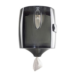 GP Vista[R] Centerpull Towel/Wiper Dispenser - Trans. Smoke. ea