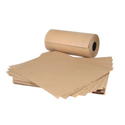 Gordon Paper Recycle Kraft Paper Roll - 24", 50#.