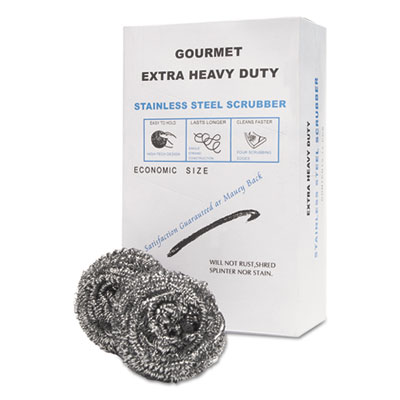 6/12ct Stainless Steel;Scrubber