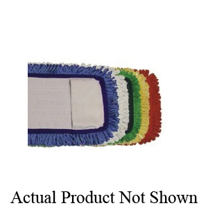 Mop Pad 5" x 18" MF Blu Lpd Pocket Ultra - Image 1