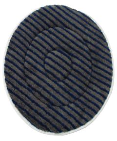 BONNET CARPET 19IN RND MICROFIBER BK - Image 1