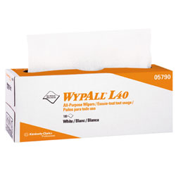 KC WYPALL[R] L40 Wiper - 16.4" x 9.8", White. 9/100/cs
