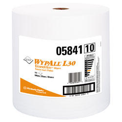 Kimberly-Clark[R] WYPALL[R] L30 Wiper - 12.4" x 13.3", White. 1/950/cs