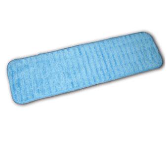 Layflat[R] Microfiber Wet Mop - 18", Blue. 12/cs