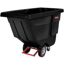 Rubbermaid[R] 1 cu yd. Tilt Truck - Utility, Black. ea