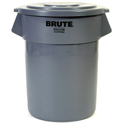 Rubbermaid[R] Lid For 2655 BRUTE[R] Round Cont. - Gray. 3/cs