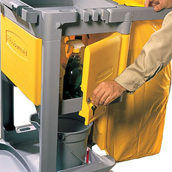 Rubbermaid[R] Locking Janitor Cart Cabinet. ea