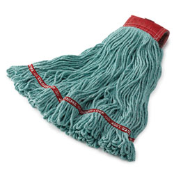 Rubbermaid[R] Swinger Loop[R] Wet Mop - Large, 5", Blue. 6/cs