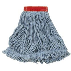 Rubbermaid[R] Super Stitch[R] Blend Mop - Medium, 5", Blue. 6/cs