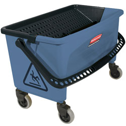 Rubbermaid[R] Blue Finish Bucket. ea