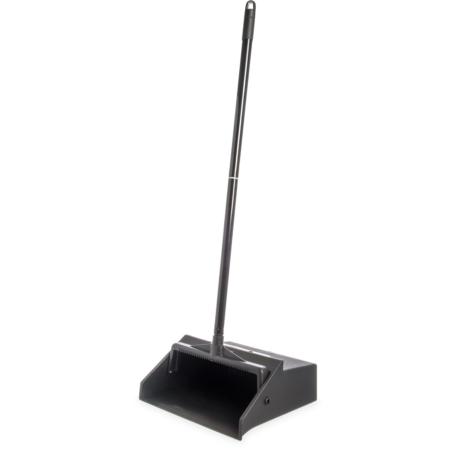 Lobby Dust Pan Blk;Plastic 2pc handle