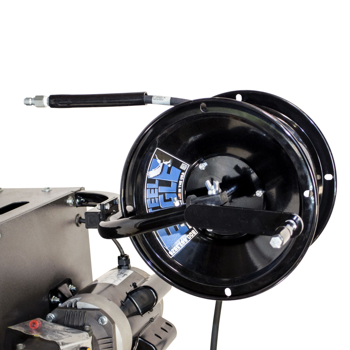 100’ Hose Reel Non-Swivel Drop-In Arm Image 1