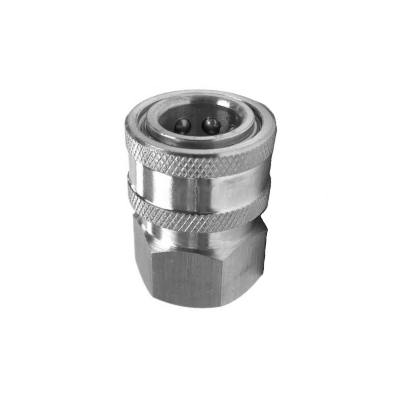 COUPLER, 3/8", FEMALE, STAINLESS Image 1