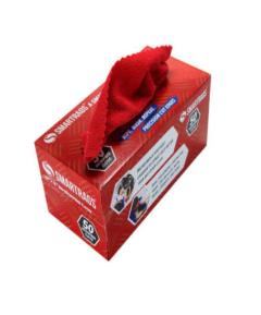 50/bx Disposable MF Red 12x12 Cloth Image 1