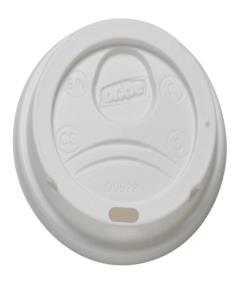 10/100 8OZ WHITE LID Image 1