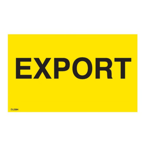 EXPORT LABELS;3X5 500/RL 22923