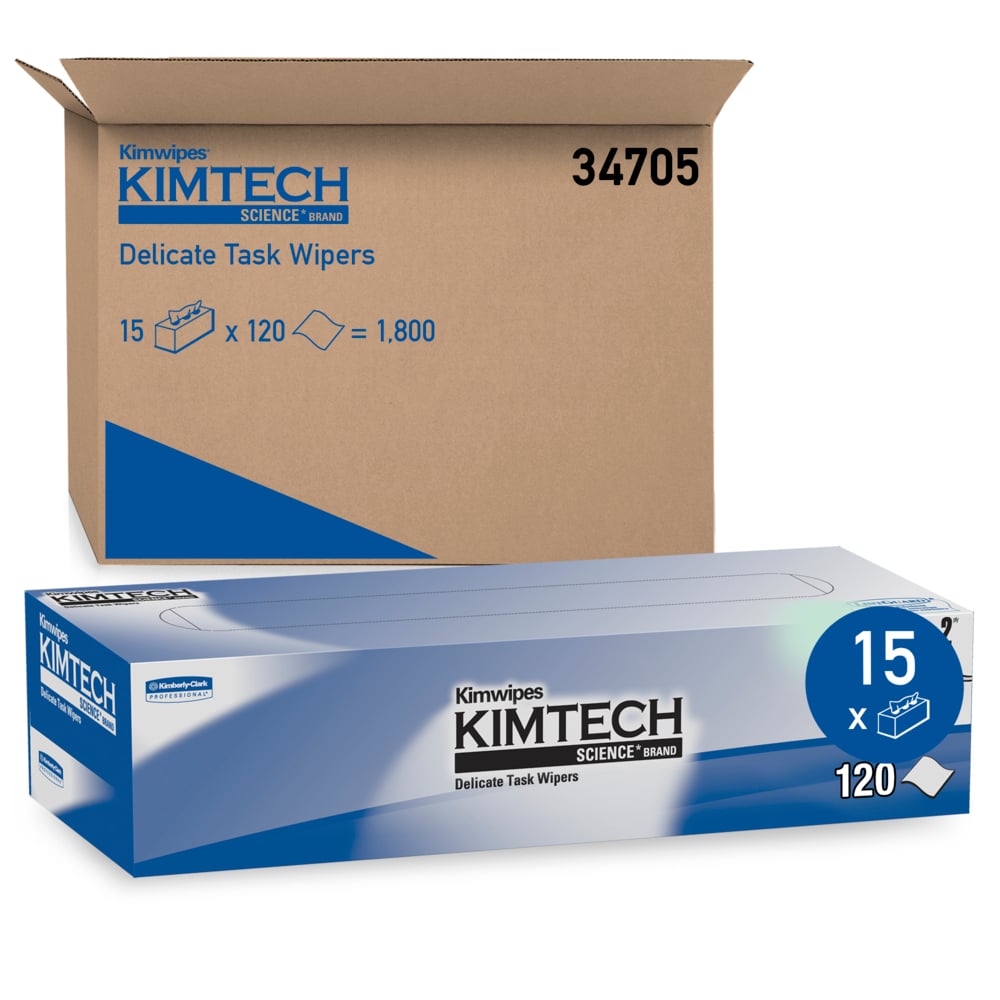 15/119 Kimtech Science;Kinwipes 2ply Wiper Wht