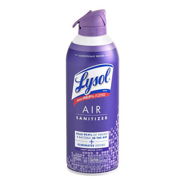 6/cs 10oz Lysol Air Sanitizer Lght Breez Image 1