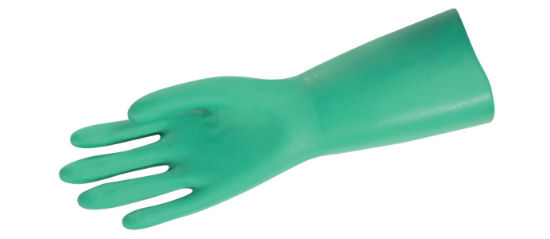 12DZ/CS XL GRN HVY DUTY;NITRILE GLOVES UNLINED