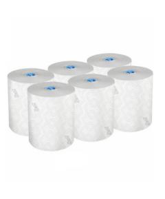 6/CS Scott Pro Hard Roll Towel White Image 1