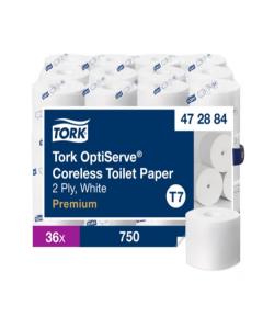 36/750 Tork Optiserve Soft Coreless TP Image 1