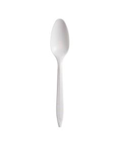 1000/cs White Medium Weight Teaspoon Image 1