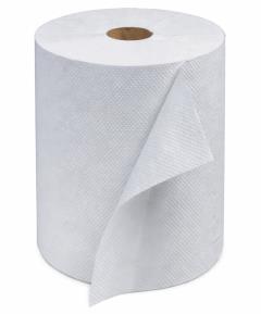 6/800 White Roll Towel Y-notch 2" 55/plt Image 1