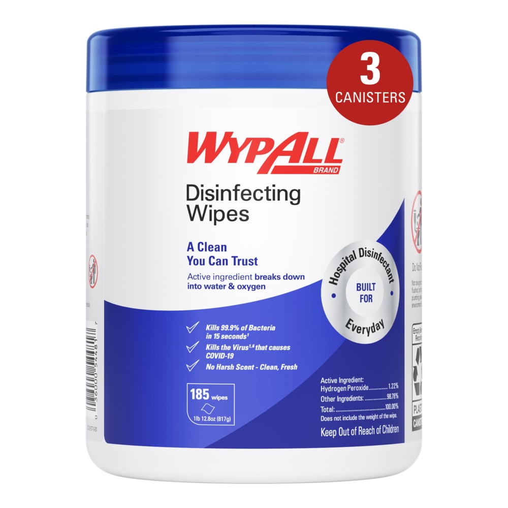 3/cs WypAll Disinfecting Wipes Image 1