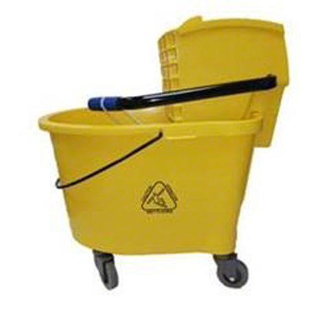 35qt Yel 1 Cavity Mop Bucket Side Wring Image 1