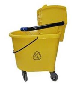 35qt Yel 1 Cavity Mop Bucket Side Wring Image 1