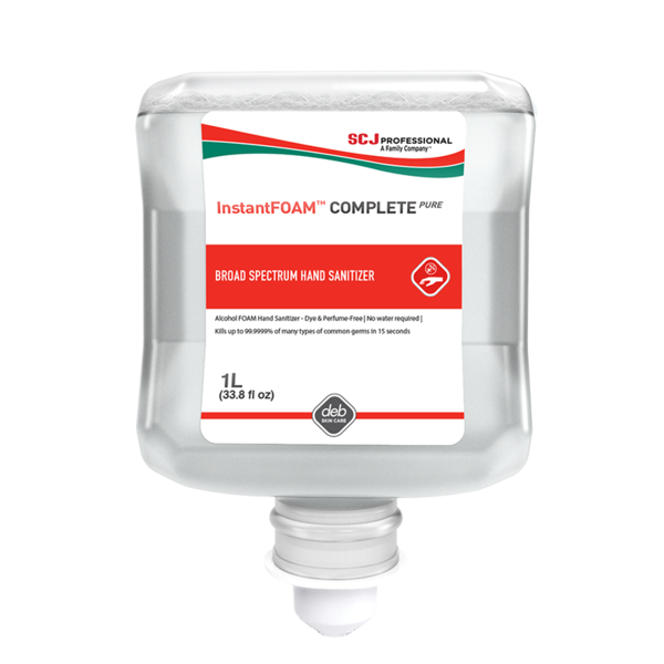 InstantFOAM™ Complete PURE Alcohol Hand Sanitizer 1L 6/cs