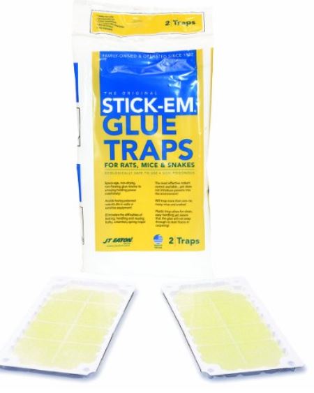 JT Eaton[TM] Stick-Em[R] Rat & Mouse Size Glue Trap. 24/cs