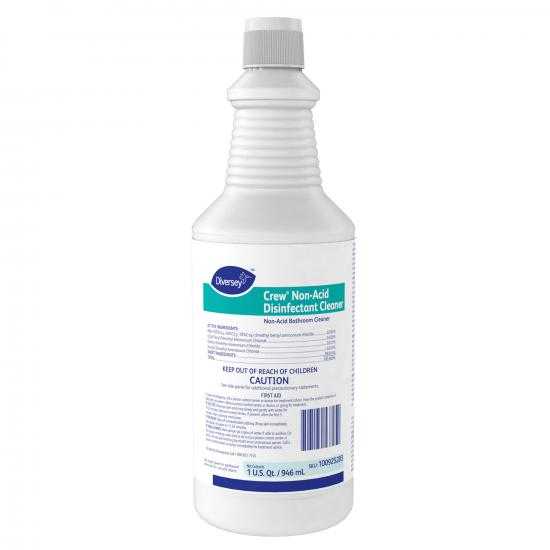 Crew Neutral Non-Acid Bowl & Bathroom Disinfectant Cleaner, 12/32oz