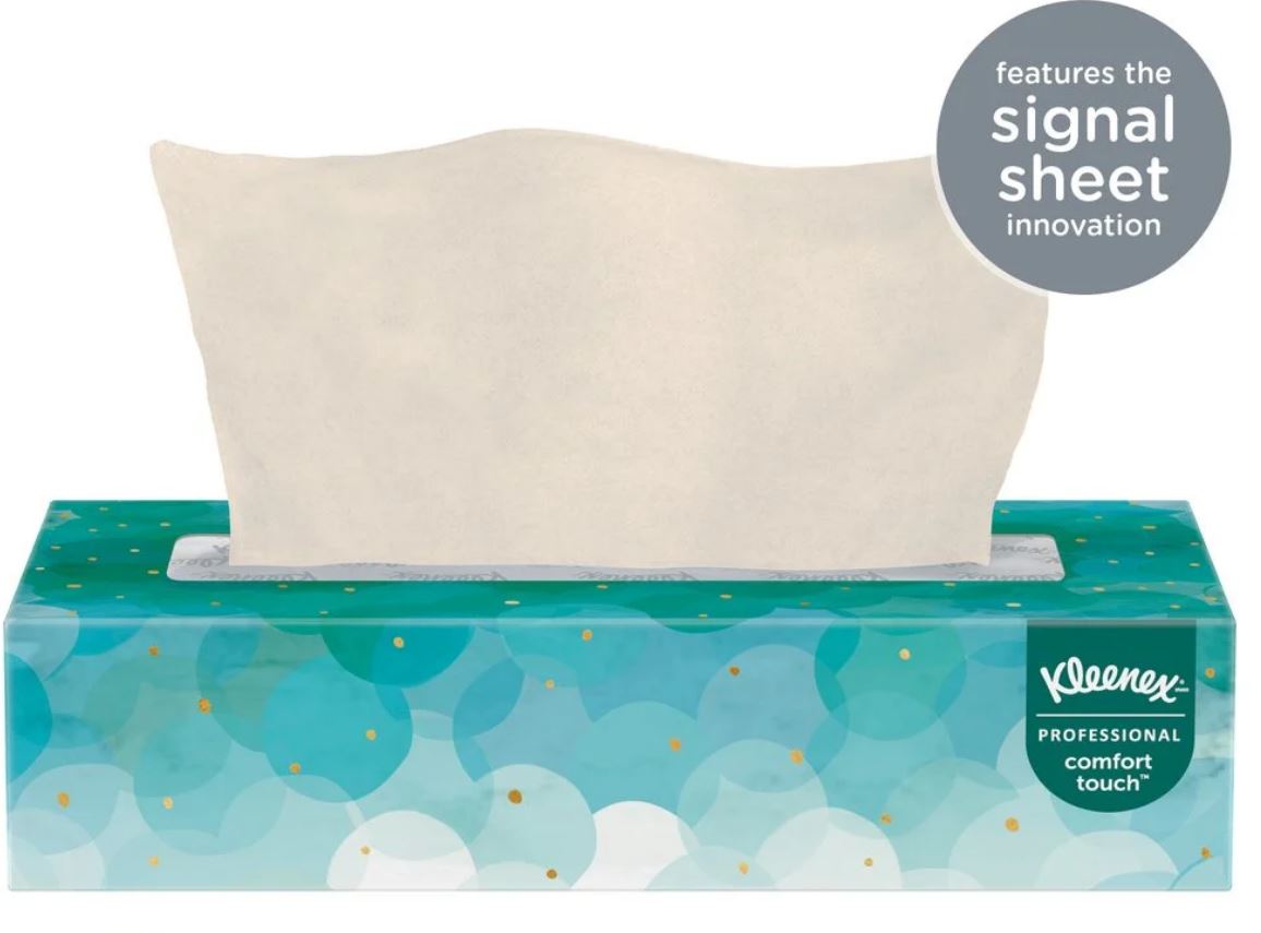Kleenex® Facial Tissue - Flat Box