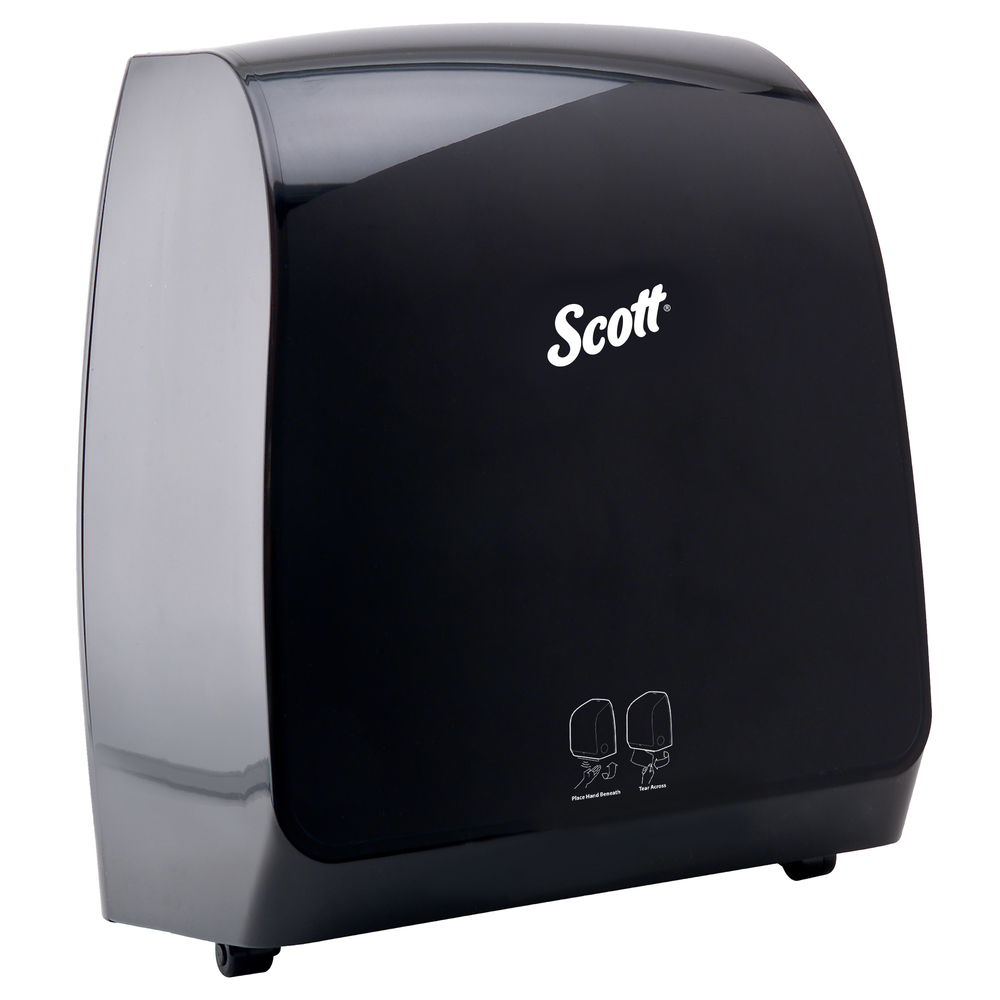 Scott® Pro Automatic Hard Roll Towel Dispenser, Black-Gray