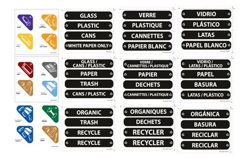 Label Kit For Glutton® Recycling Station