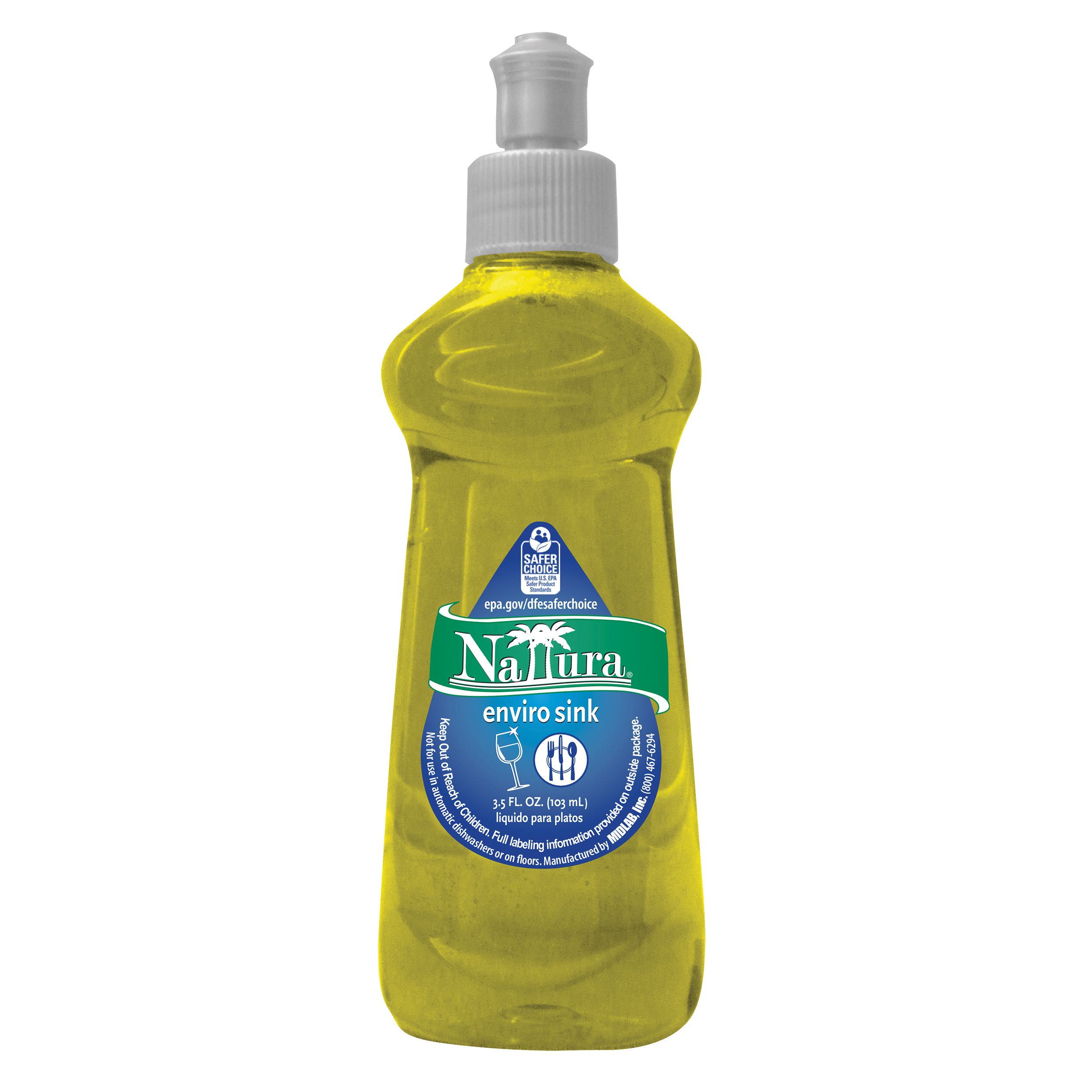 Nattura Enviro Sink Dishwashing Liquid - 3.5 oz.. 90/cs