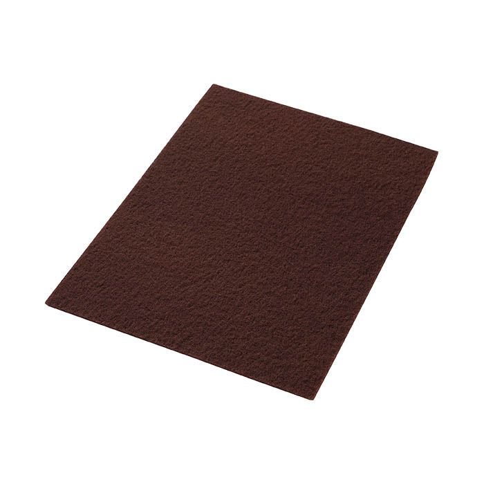 14"x20" Maroon EcoPrep Floor Stripping Pad, 10/cs